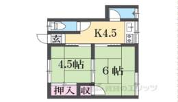 ウイングスター生駒俵口Ｂ棟間取り図面