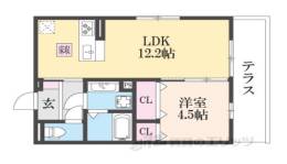 VOGUE京都桂間取り図面