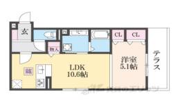 VOGUE京都桂間取り図面