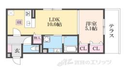 VOGUE京都桂間取り図面