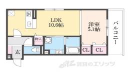 VOGUE京都桂間取り図面