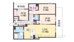シャーメゾン　ペルネチア間取り図面