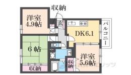 ヴェスタｉｎ盾津間取り図面