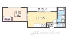 Ｍｉｒｅｉ烏丸五条間取り図面