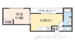 Ｍｉｒｅｉ烏丸五条間取り図面