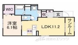サンリット梶原３間取り図面