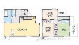 貸家間取り図面