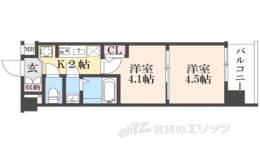 エステムコート京都祥邸間取り図面