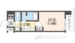 エステムコート京都祥邸間取り図面