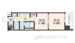 エステムコート京都祥邸間取り図面