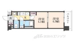 エステムコート京都祥邸間取り図面