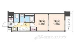 エステムコート京都祥邸間取り図面