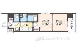 エステムコート京都祥邸間取り図面