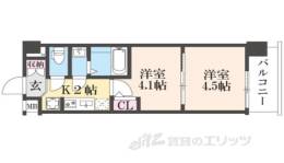 エステムコート京都祥邸間取り図面