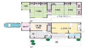 貸家間取り図面