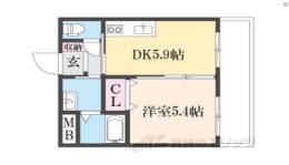 プロムナード３間取り図面