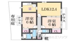 ロジュマン葛城　Ａ棟間取り図面