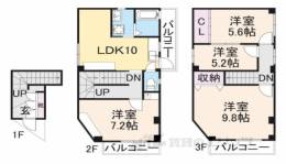 貸家間取り図面