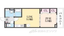 グロブナーコート丹波口間取り図面