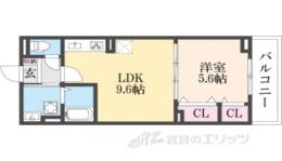 グロブナーコート丹波口間取り図面