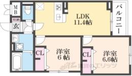 グロブナーコート丹波口間取り図面