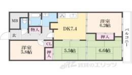 シャルム大津間取り図面