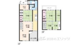 聚楽廻西町186-34一棟貸しテナント間取り図面