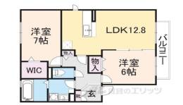 クレールふたがみ間取り図面
