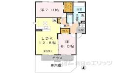 クレールふたがみ間取り図面