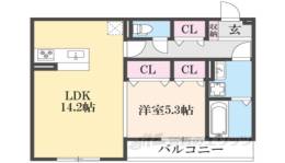 アウスレーゼ高畑間取り図面