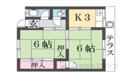 三笠荘Ｂ棟間取り図面