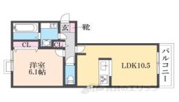 フィーデル　プラッツ間取り図面