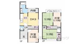貸家間取り図面
