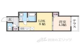 クレアール東岡町間取り図面