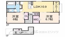シェノン前田B間取り図面