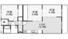 宇治大久保コープ間取り図面
