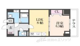 ココ　クレメント２間取り図面