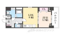 ココ　クレメント２間取り図面