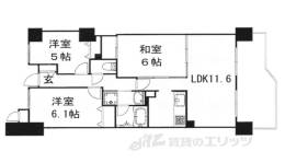 エルシティ桃山筑前間取り図面