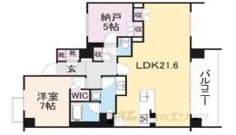 ライオンズ伏見桃山指月城間取り図面