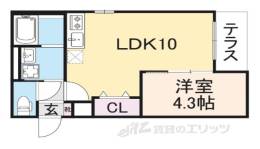 Ｒｉｃｈ　Ｌｅａｆ　２間取り図面