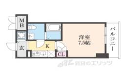エス・キュート尼崎２間取り図面