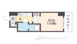 エス・キュート尼崎２間取り図面