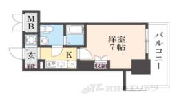エス・キュート尼崎２間取り図面