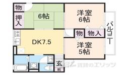 ディアコートＳ　Ａ棟間取り図面