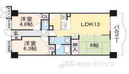 ライオンズマンション上桂間取り図面