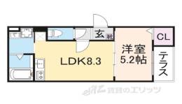 エール小中島間取り図面