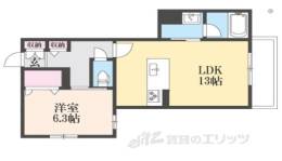 シャーメゾン生駒東新町間取り図面