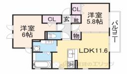 ディーグラフォート２間取り図面
