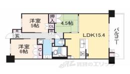 パークナード東香里園町間取り図面